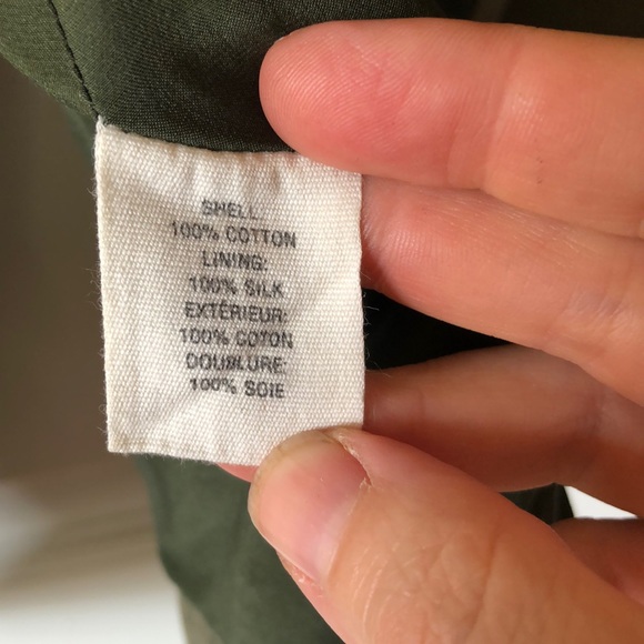 Elizabeth and James Cropped Military Green Jacket - Picture 9 of 10